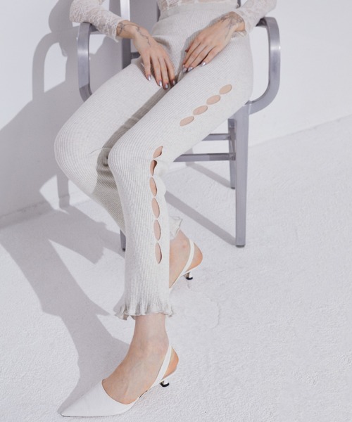 レッグウェア SORIN Cotton Cashmere Eyelet Leggings SORIN レギンス スパッツ Cotton Cashmere Eyelet Leggings