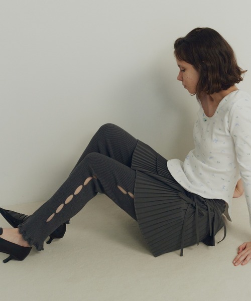 レッグウェア SORIN Cotton Cashmere Eyelet Leggings SORIN レギンス スパッツ Cotton Cashmere Eyelet Leggings