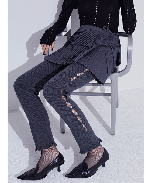 SORIN レギンス スパッツ Cotton Cashmere Eyelet Leggings
