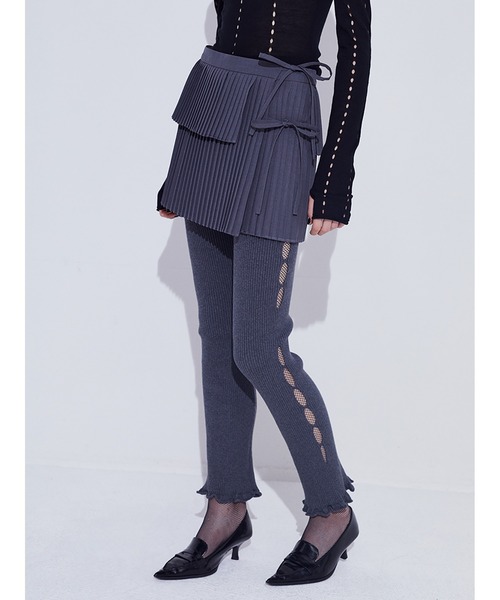 レッグウェア SORIN Cotton Cashmere Eyelet Leggings SORIN レギンス スパッツ Cotton Cashmere Eyelet Leggings