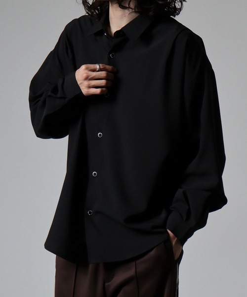 CIAO（チャオ） シャツ タックドレープシャツ メンズ レディース