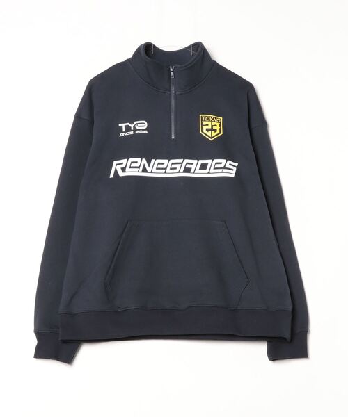 ロゴ トレーナー　M TOKYO 23 トレーナー スウェット Half Zip Sweatshirt