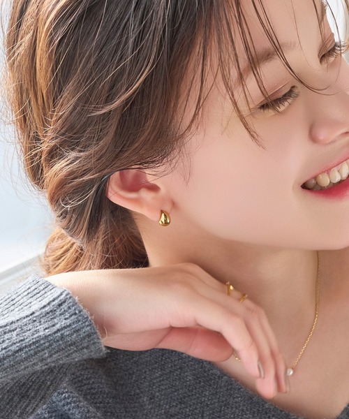 Phoebe（フィービー） ピアス 「金属アレルギー対応」プックリハーフ