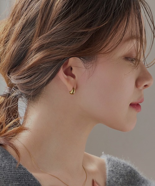 Phoebe（フィービー） ピアス 「金属アレルギー対応」プックリハーフ