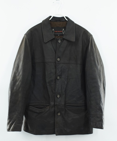 VINTAGE 革ジャン ライダース 「ヴィンテージ古着」TOM COLLINS レザー