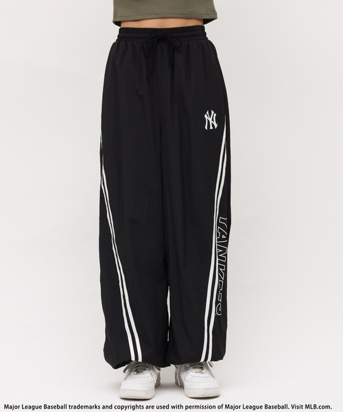 FCRB MLB コラボ　トラックパンツ　ヤンキース Lサイズ フリークスストア FREAKS STORE MLB ナイロン セットアップ