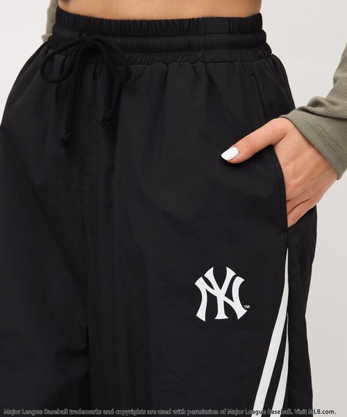 BACK TO THE FIELD パンツ 「MLB」ナイロントラックパンツ レディース