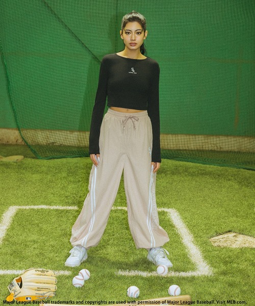 BACK TO THE FIELD パンツ 「MLB」ナイロントラックパンツ