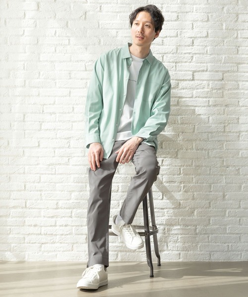 GLOBAL WORK（グローバルワーク） シャツ サラサマレギュラーシャツ