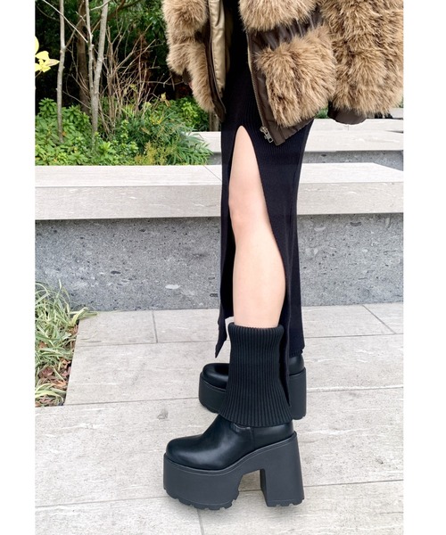 R＆E（アールアンドイー） ブーツ 「R＆E」○長さ調節可能○R＆E 厚底