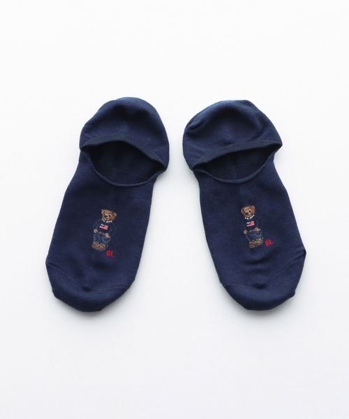 【Ralph Lauren】上質コットンの快適さ ポロベアソックス3足組 POLO RALPH LAUREN 靴下 レディース オーガニックコットン混