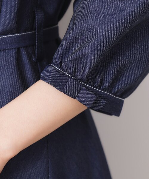 Couture Brooch ワンピース 「大人可愛い・美シルエット」デニム