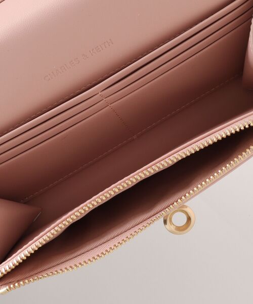 CHARLES&KEITH◆Lennie チェーンハンドルウォレット◆送料込 CHARLES ＆ KEITH 財布 Lennie レニー チェーンハンドル