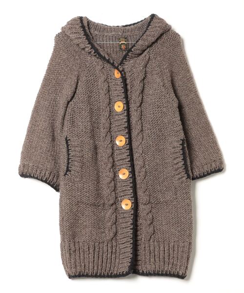 NANO universe（ナノ・ユニバース） ニットカーディガン FREE ブラウン