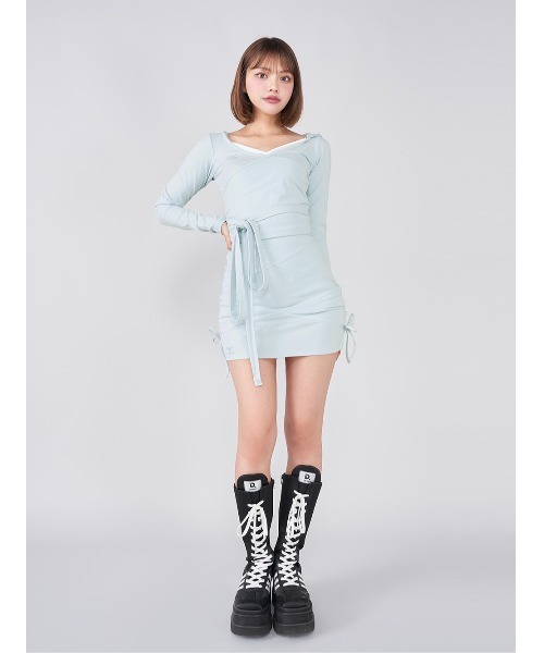 Darich（ダーリッチ） セットアップ カシュクールギャザーセットアップ