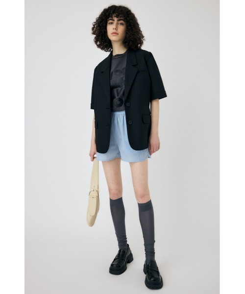 MOUSSY SHORT SLEEVE テーラードジャケット MOUSSY ジャケット テーラードジャケット SHORT SLEEVE TAILORED