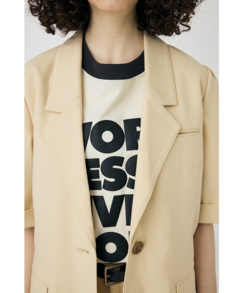 MOUSSY/ジャケット MOUSSY ジャケット テーラードジャケット SHORT SLEEVE TAILORED