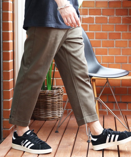パンツ choco セール】 【日本製】ストレッチジョーゼットテーラードパンツ