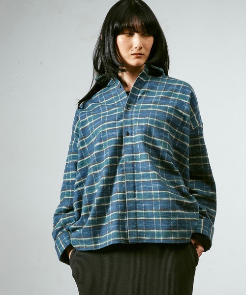 ドゥルカマラ 玉虫色 Dulcamara（ドゥルカマラ） シャツ ワイドBOXシャツ-C メンズ
