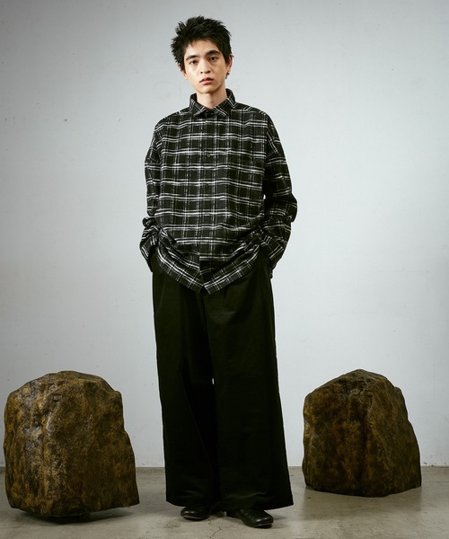 Dulcamara カジュアルシャツ レディース Dulcamara（ドゥルカマラ） シャツ ワイドBOXシャツ-C メンズ