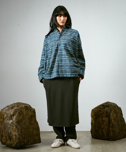 Dulcamara カジュアルシャツ レディース Dulcamara（ドゥルカマラ） シャツ ワイドBOXシャツ-C メンズ