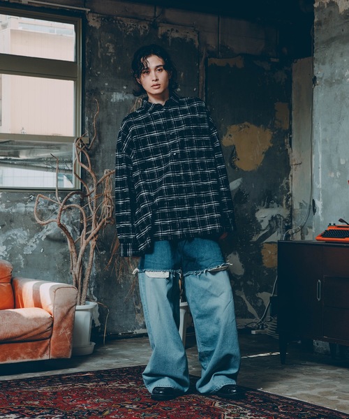 Dulcamara（ドゥルカマラ） シャツ ワイドBOXシャツ-C メンズ