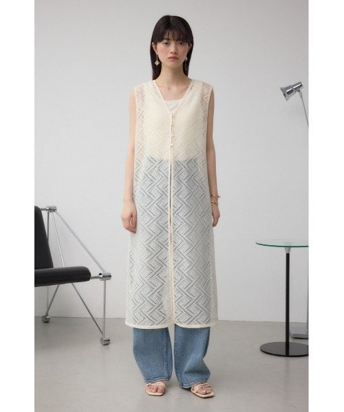 AZUL BY MOUSSY ベスト ジレ 「堀田茜さん着用アイテム」前後
