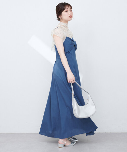 【新品・タグ付き】osonoねじりリボンキャミワンピース osonoねじりリボンキャミワンピース | natural couture