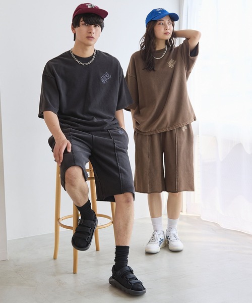 PBLIM パンツ 「UNISEX/セットアップ対応」ピグメントスウェット