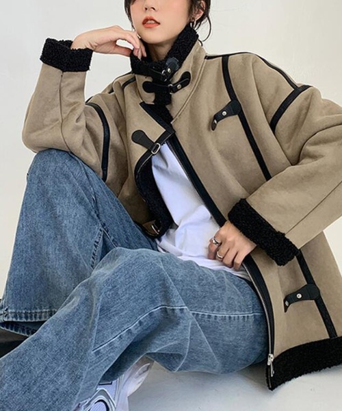 「Girly Doll」 ブルゾン L キャメル レディース_画像5