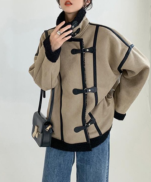 「Girly Doll」 ブルゾン L キャメル レディース_画像7