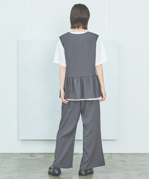 LAKOLE（ラコレ） ワイドパンツ パンツ 「セットアップ対応・多機能