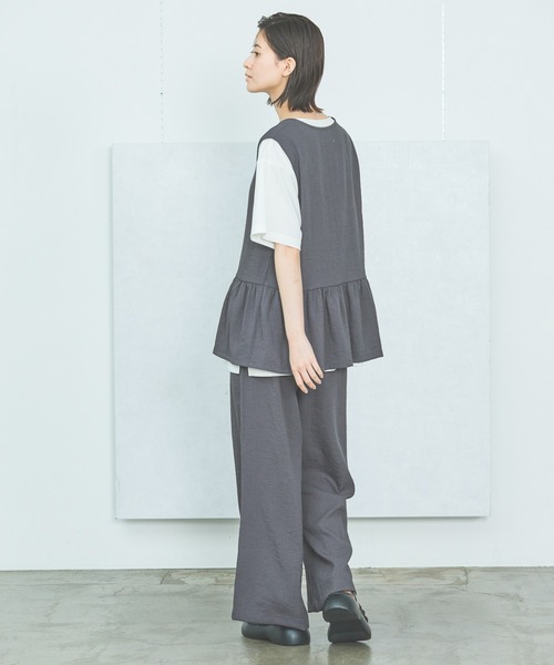 LAKOLE（ラコレ） ワイドパンツ パンツ 「セットアップ対応・多機能