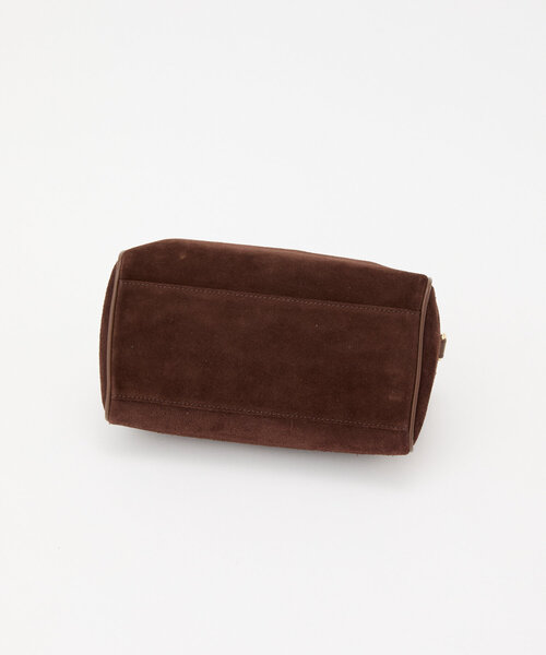 新品　russet ラシット＊スエード 2wayミニボストンバッグ　ブラウン russet（ラシット） ボストンバッグ スエード2WAYミニボストンバッグ