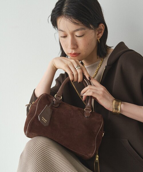 【送料込】ラシット russet 2way ボストンバッグ 大容量 モノグラム ラシット russet 2WAYボストンバッグ(CEー026ーOUT) （Gray/Pink