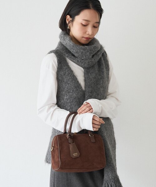 russet（ラシット） ボストンバッグ スエード2WAYミニボストンバッグ