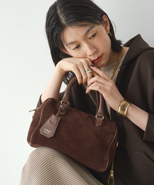 russet（ラシット） ボストンバッグ スエード2WAYミニボストンバッグ