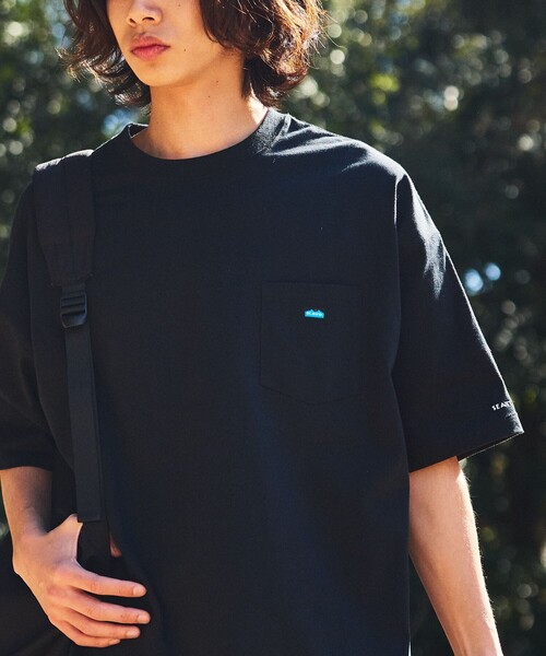「FREAK'S STORE」 「KAVU」半袖Tシャツ LARGE ブラック メンズ