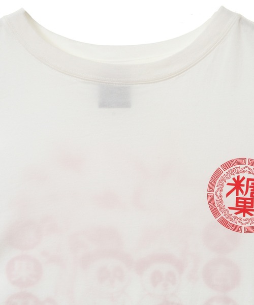 「Candy Stripper」 半袖Tシャツ 2 レッド レディース