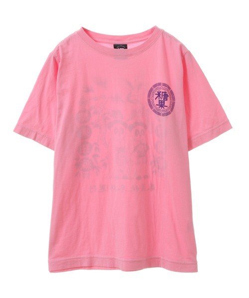 「Candy Stripper」 半袖Tシャツ 2 レッド レディース