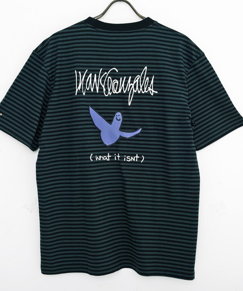「（What it isNt）ART BY MARKGONZALES」 半袖Tシャツ M グリーン メンズ