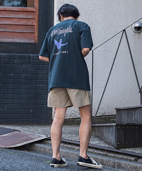 「（What it isNt）ART BY MARKGONZALES」 半袖Tシャツ M グリーン メンズ