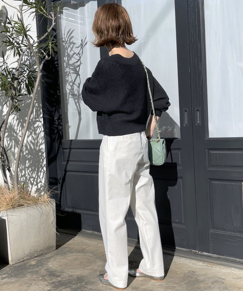 「Spick & Span」 チノパンツ 34 グリーン レディース