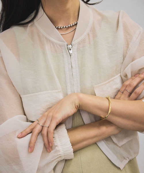 SALON adam et rope'（サロン アダム エ ロペ） ジップアップブルゾン