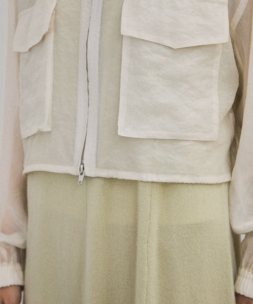 SALON adam et rope'（サロン アダム エ ロペ） ジップアップブルゾン