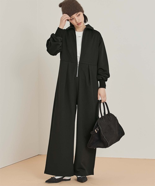 miette（ミエット） オールインワン フロントジップスウェット