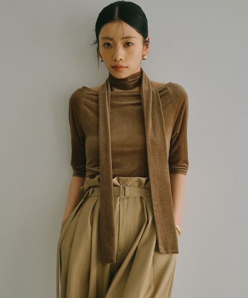 フリルワイドパンツ anuans パンツ フリルタックワイドパンツ レディース : ZOZOTOWN
