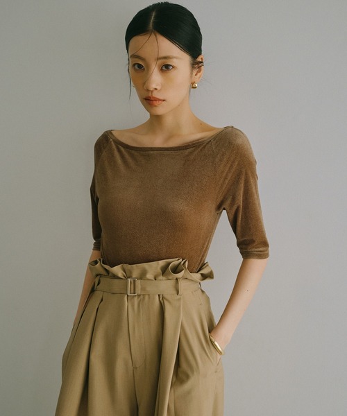 anuans パンツ フリルタックワイドパンツ レディース : ZOZOTOWN
