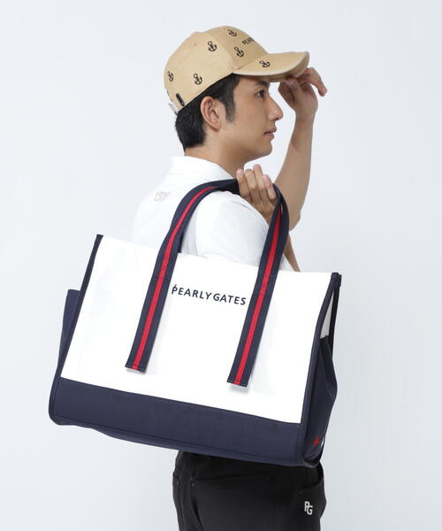 【新品未使用】PEARLY GATES 定番ロッカーバッグ トートバッグ PEARLY GATES パーリーゲイツ ロッカーバッグ トートバッグ