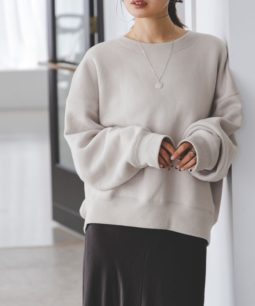 NOBLE（ノーブル） トレーナー スウェット ナッピングオーバー